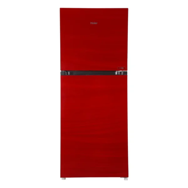 Haier HRF-316 EPR Glass Door Refrigerator Red